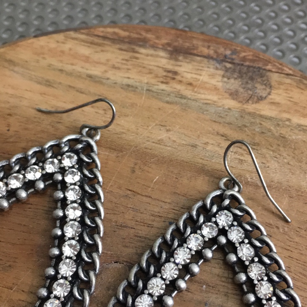 Vtg Statement Dangle Earrings - image 5